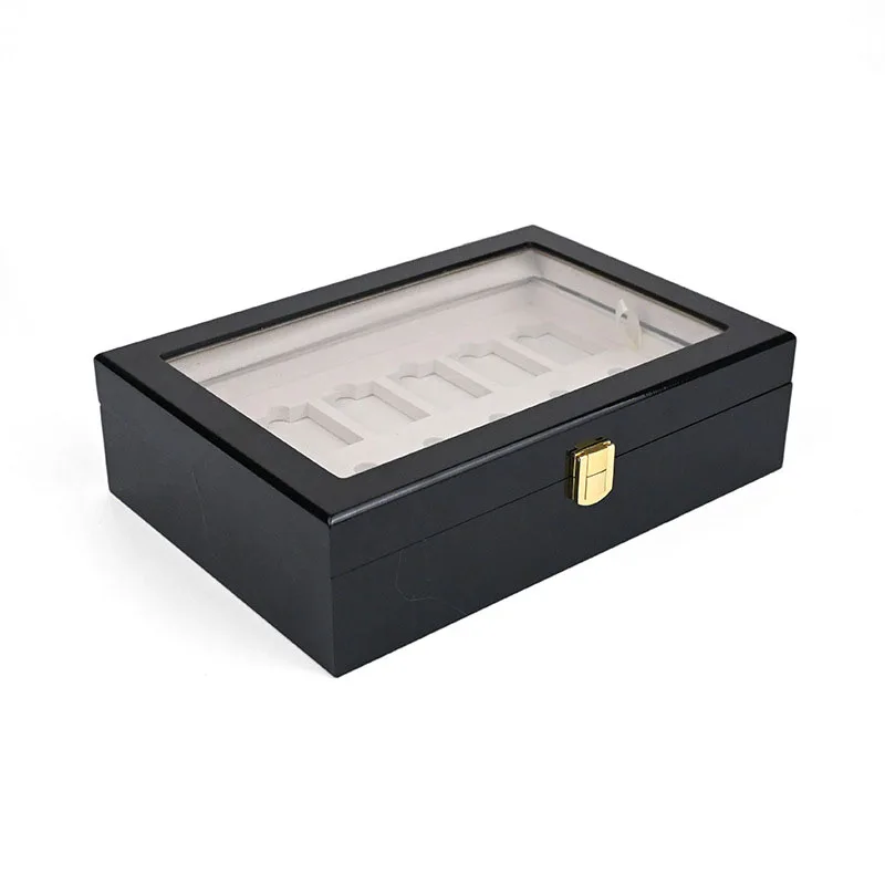 Single-layer Lighter Storage Box 24 Frames Redwood Baking Paint Sculpture Cigarette Lighter Holder Display Box