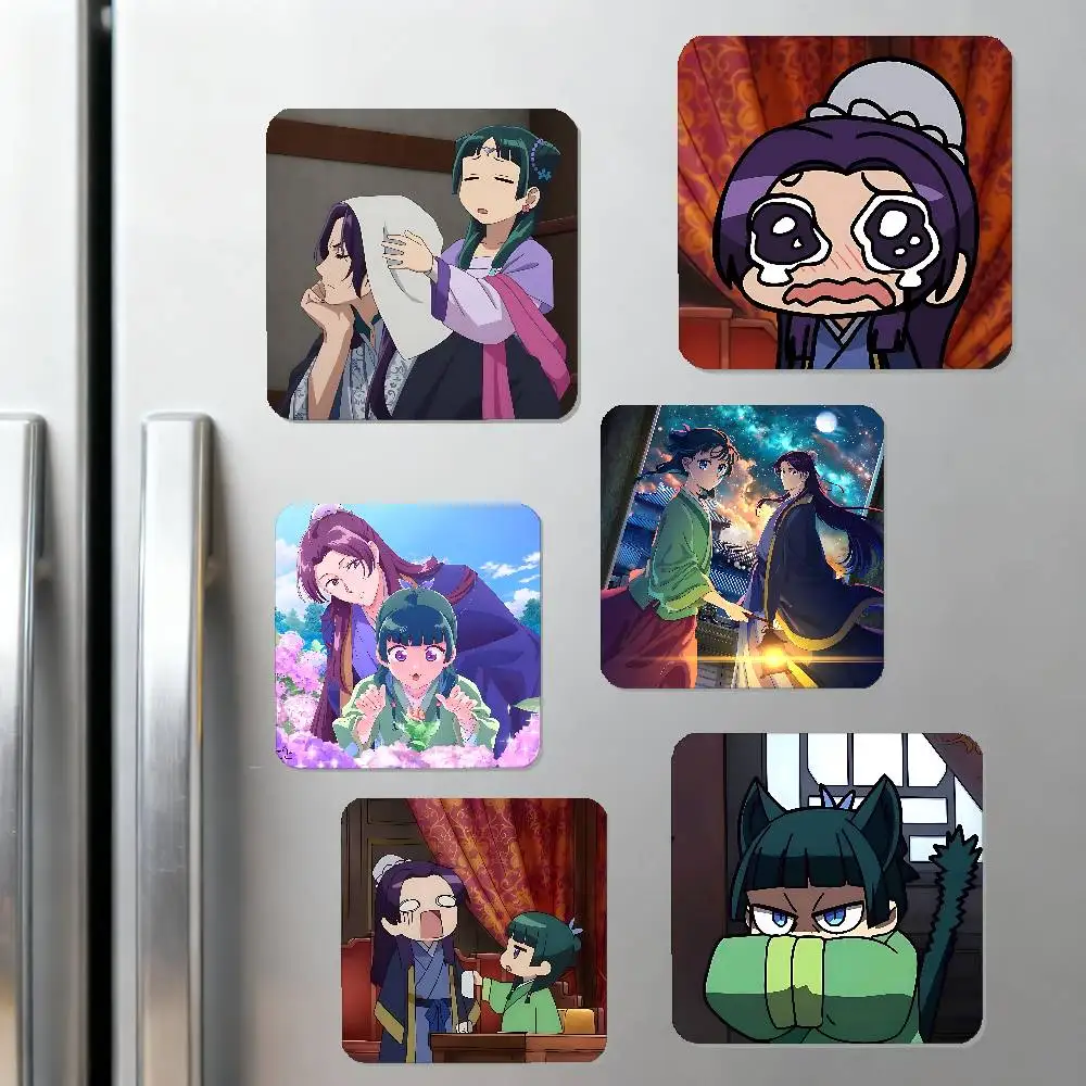 Anime A-The Apothecary Diaries Refrigerator Magnet Square Stickers - Can Be Used To Personalize Home Decoration Are Ideal Gifts.