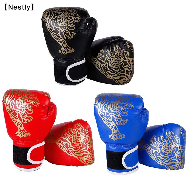 

Children Boxing Gloves Breathable PU Leather Fighting Gloves Boxing Training Kickboxing Gloves For Sport Sandbag〔Nest〕