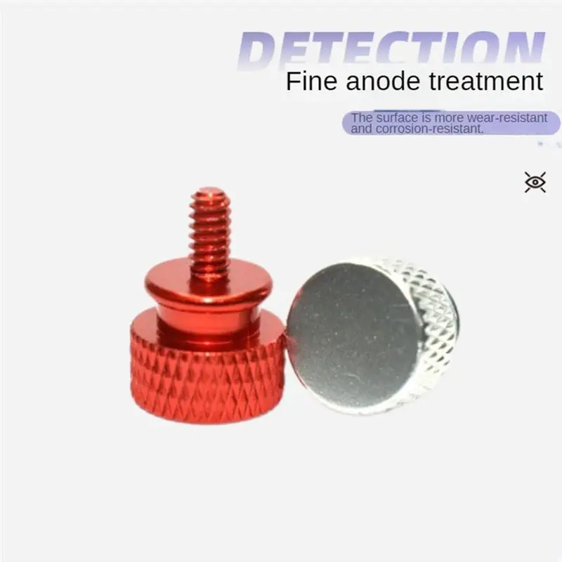 A53M-10Pcs/Lot UNC6 -32 M3.5 Computer Case Screw For GPU Holder PSU Computer Case Side Panel Screws PC Assemble Watercooling Red