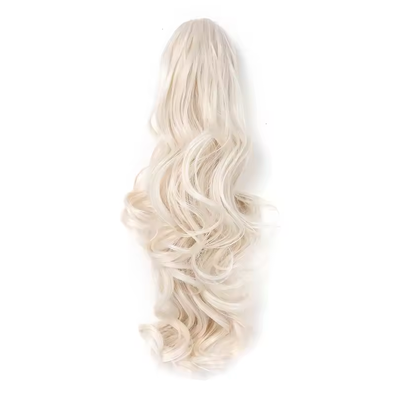Claw Clip Ponytail Extension 18"&24 Clip in Wavy Synthetic Ponytail Hair Extensions Long Pony Tails for Women Extensions - Image 22