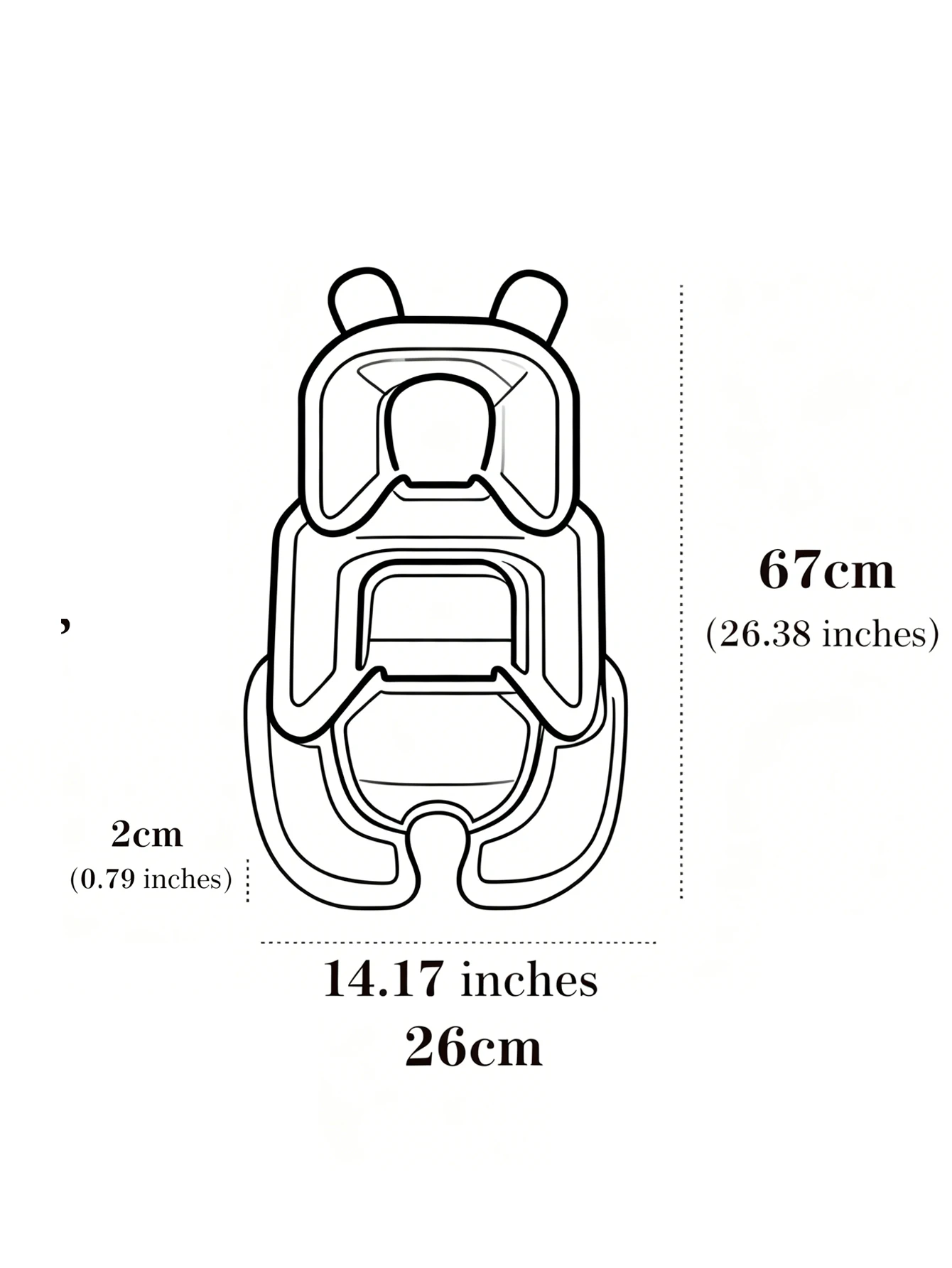 1 шт. складной удлинитель сиденья самолета для младенцев, водонепроницаемая портативная подушка для малышей с героями мультфильмов для путешествий