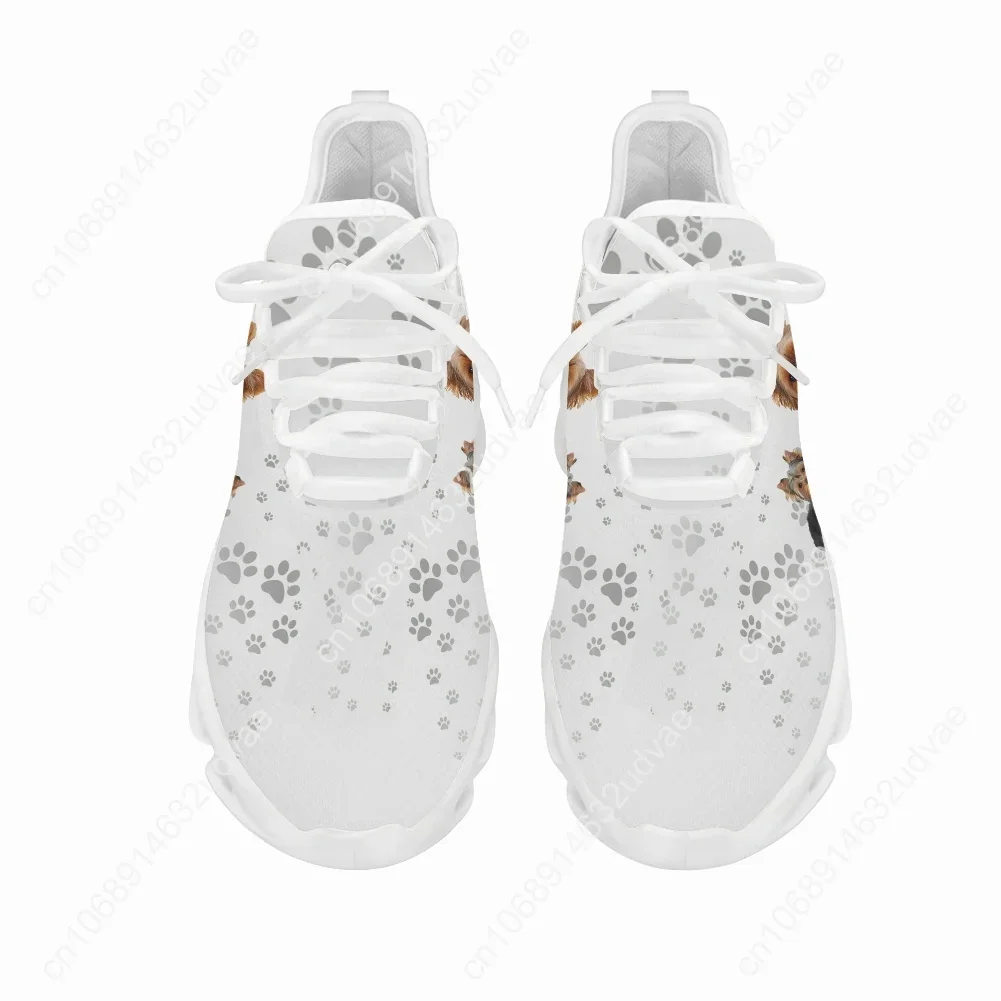 Yorkshire Terrier Print Casual Sneakers Women Shoes Dog Paw Brand Design Summer Spring Walking Foorwear Tennis Shoes