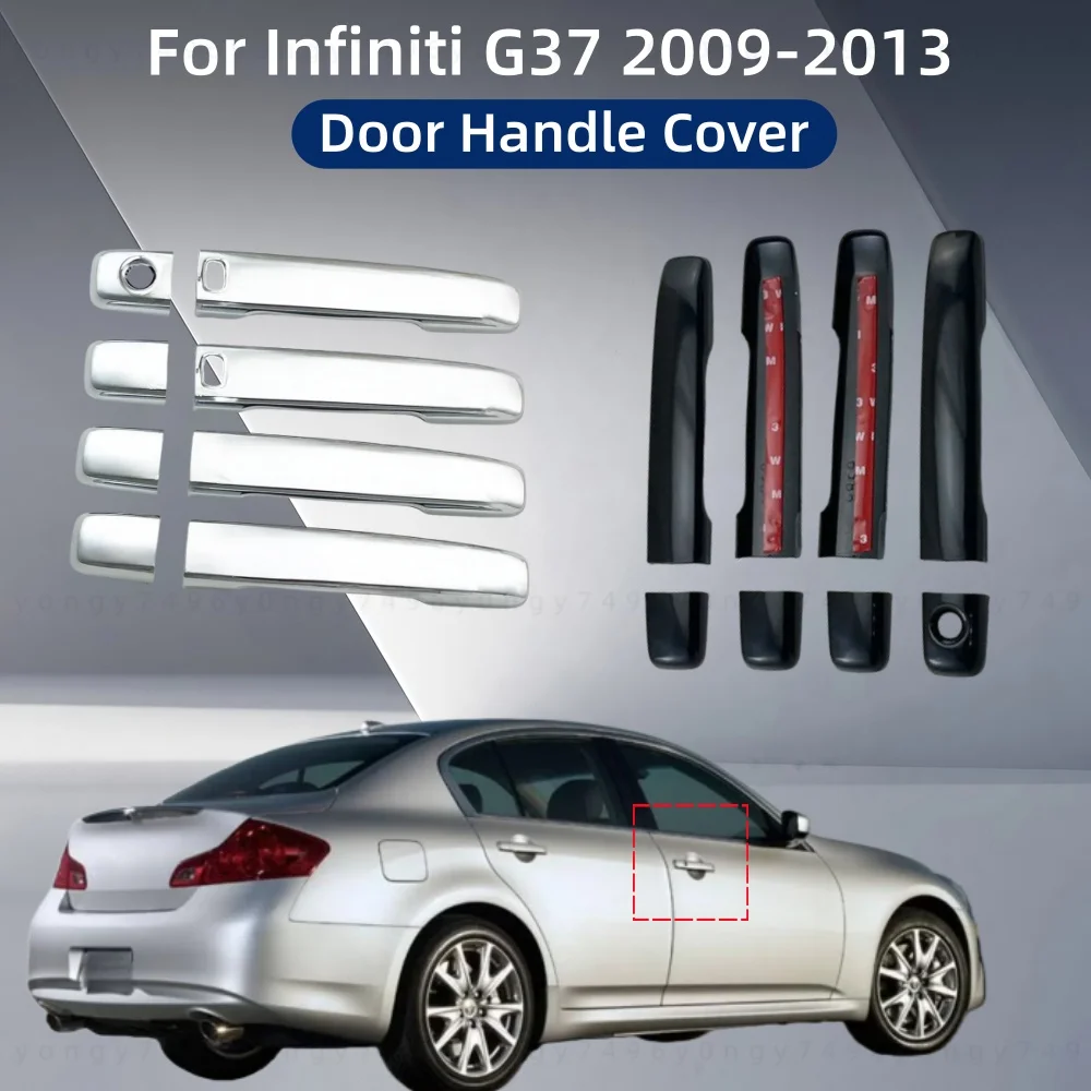 

Car Upgrade Stickers Door Handle Bowl Covers Modification Accessories Styling Tools For Infiniti G37 2009 2010 2011 2012 2013