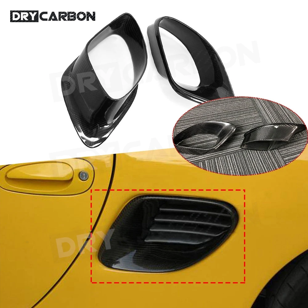 

Задний бампер из углеродного волокна, накладка на вентиляционное отверстие, боковая крышка впускной рамы, обвесы для стайлинга автомобиля для Porsche 986 Boxster 1996-2004 гг.