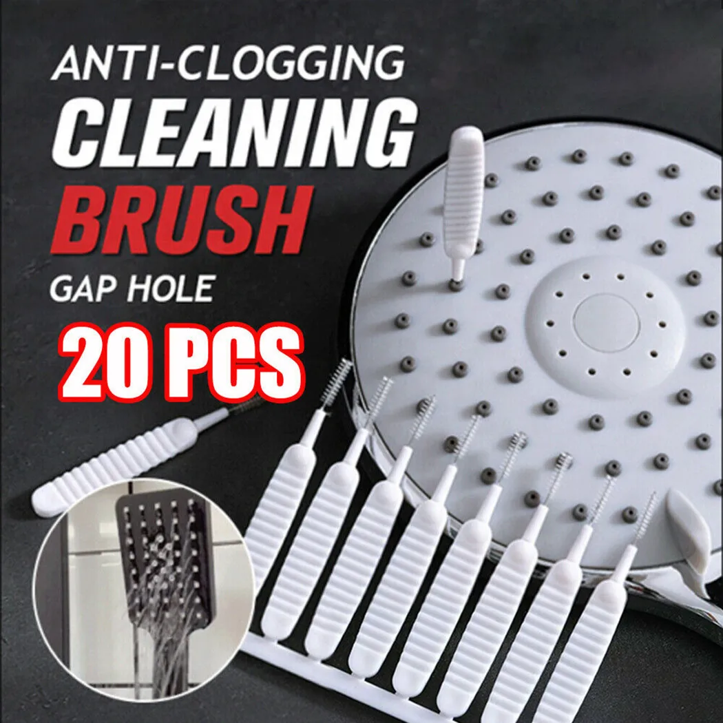 

20PCS Shower Head Cleaning Brush Anti-clogging Small Brush Mobile Phone Hole Cleaning Tools Keyboard Gap Washing Accessorie