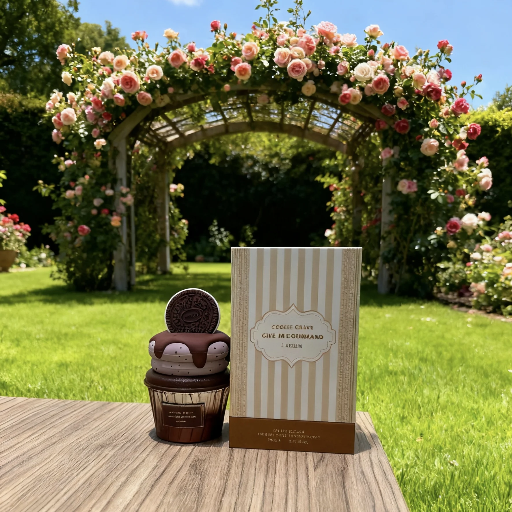 Lattafa Cookie Crave perfumy w sprayu dla kobiet i mężczyzn 75 ml |   Pyszny zapach w sprayu z nutami słodkich ciasteczek, wanilii i cukru.