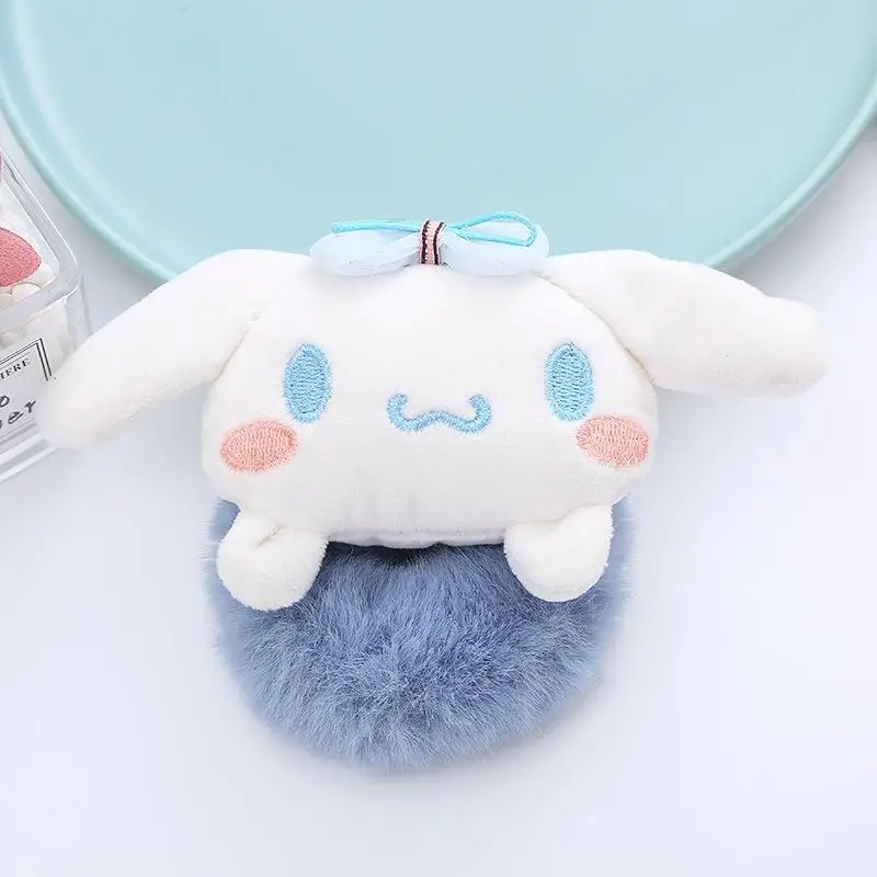 Sanrio Plush Hair Band for Kids, Brinquedo bonito, Pompom, Purin Headdress, My Melody, Cinnamoroll, Hello Kitty, Presentes de aniversário para meninas, Novo, 2024