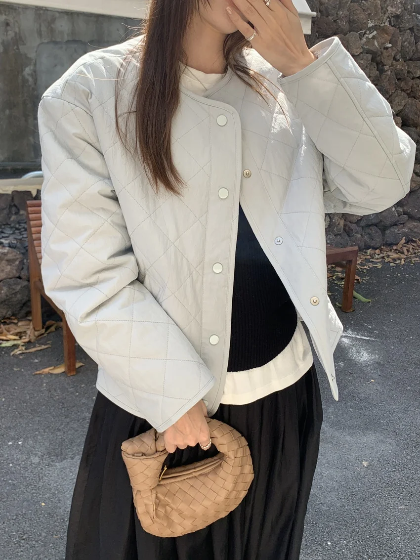 Alien Kitty Office Lady Coats Women Cotton New Spring 2026 Elegant Daily Minimalist Slim High Street Casual Camp Vintage