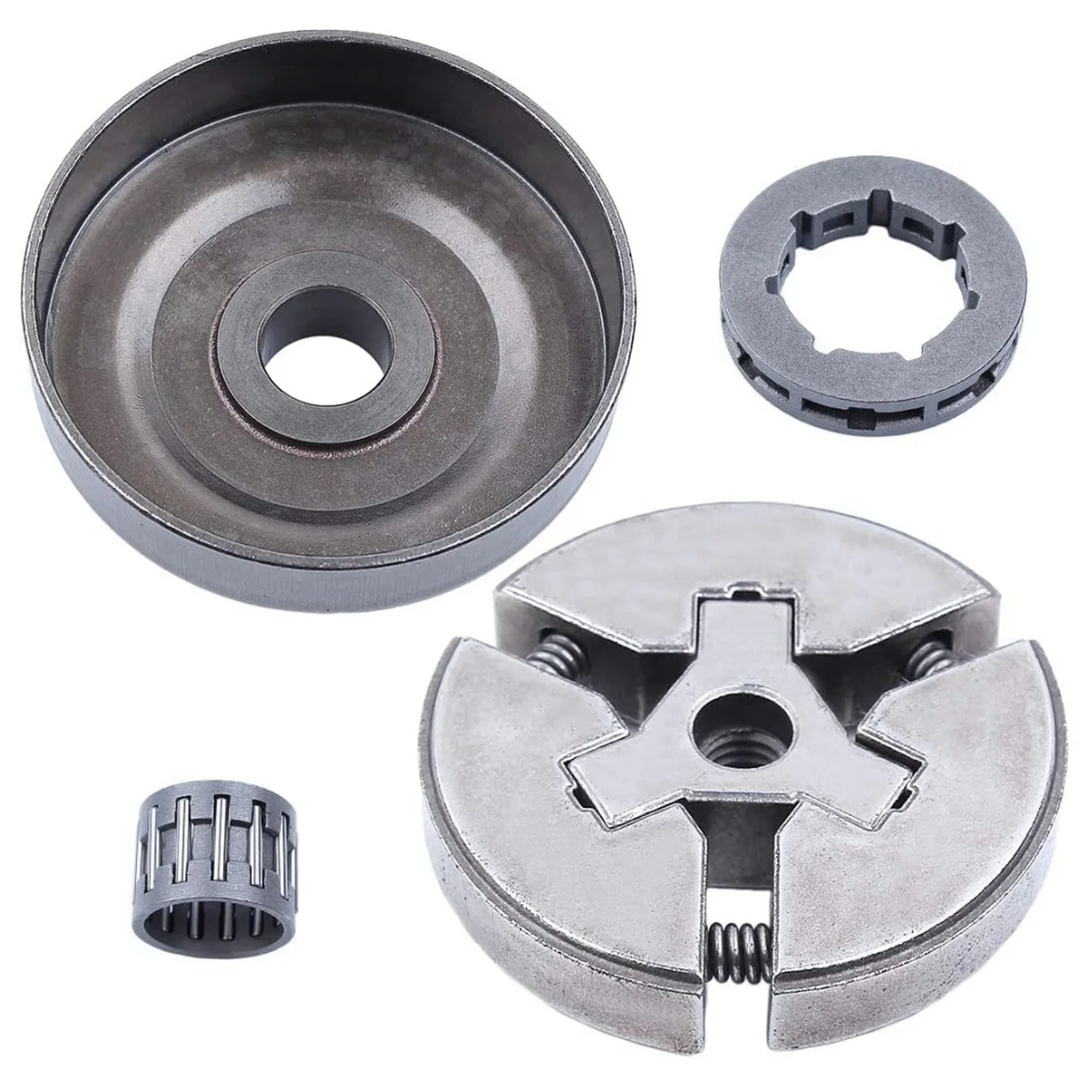 

ABFKW 0.325Inch 7T Clutch Drum Sprocket Rim Bearing Set for Husqvarna 50 51 55 EPA Rancher 154 254 Chainsaw Parts Replacement