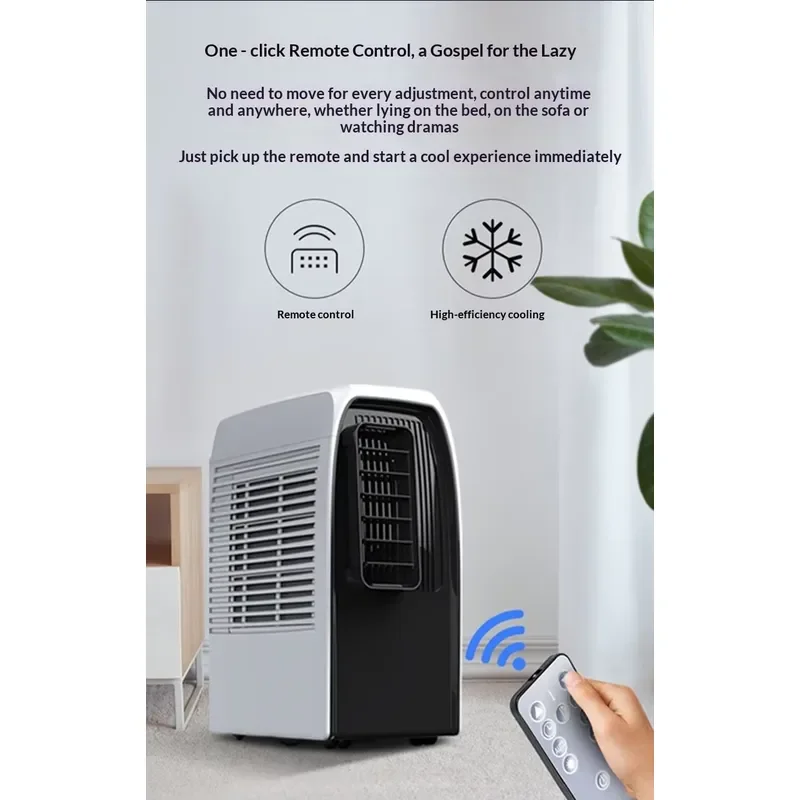 9000 BTU Dual Tube Portable Air Conditioner Intelligent 3-in-1 Cooling Unit with Remote Control for Home Office R290 4