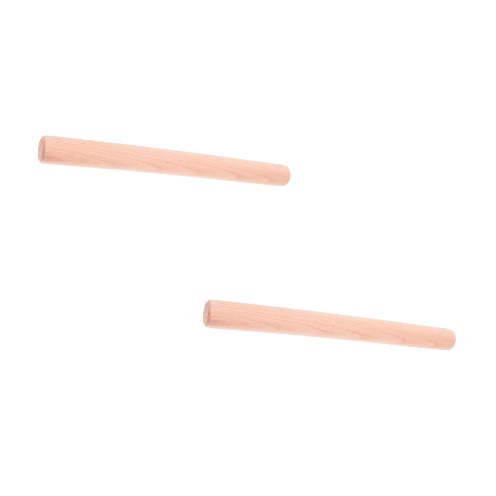 

2pcs Kitchen Dough Roller Decorative Rolling Pin Convenient Rolling Pin Wooden Noodle Making Rolling Pin Straight Rolling Pin Pa