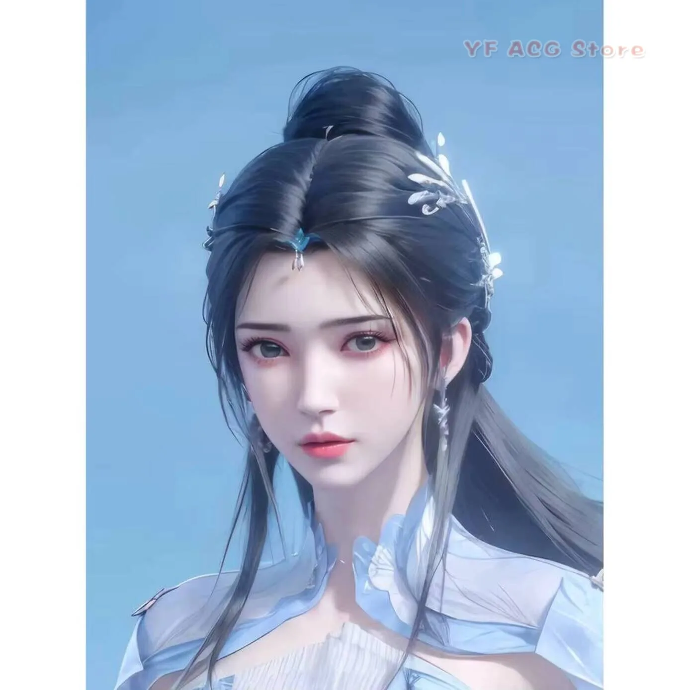 

Anime Original Chinese Ancient Style Pillow Case Cover Li Muwan Beauty Dakimakura Double-Sided Print Body s Adult