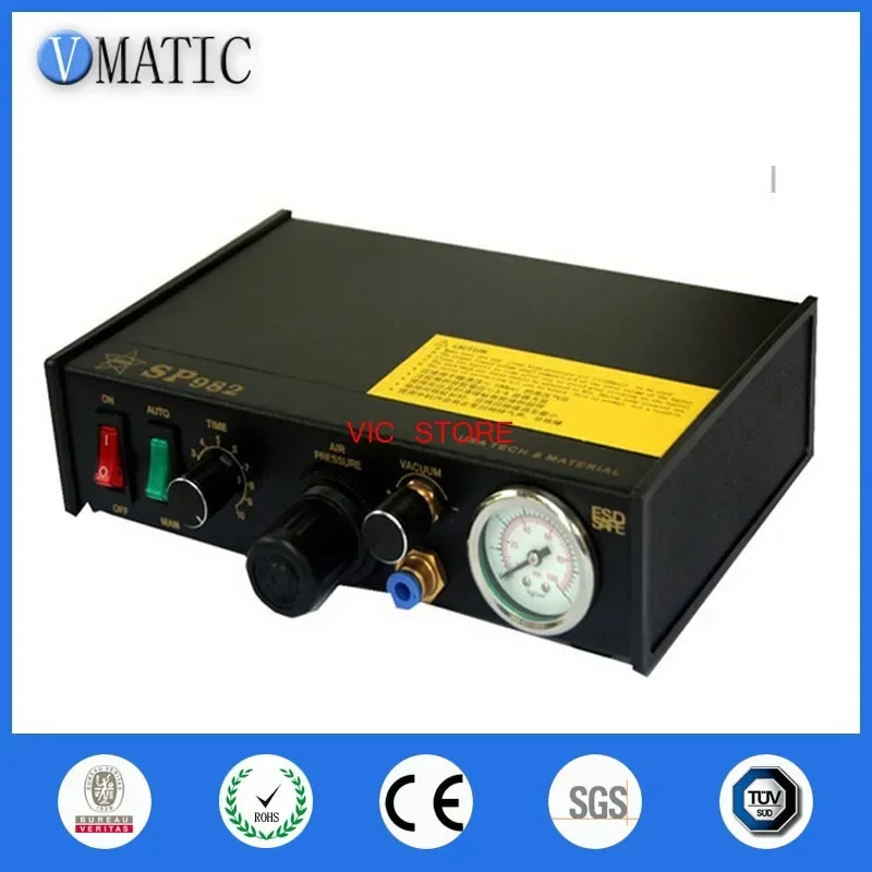 Free Shipping 220V Auto Glue Dispensing Solder Paste Liquid Controller Dropper SP982 Glue Dispensing Machine