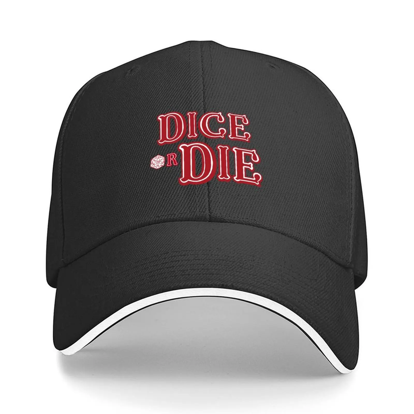 

Dice or die Baseball Cap summer hat sailor cap for men Sunscreen Sun Hat For Children Men's Women's