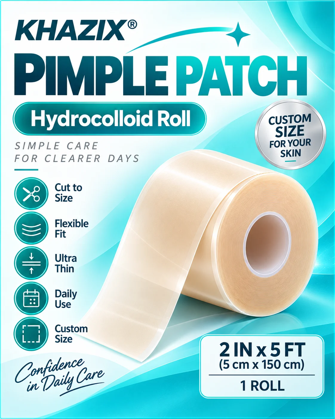 1roll Cut To Size Acne Patch Roll