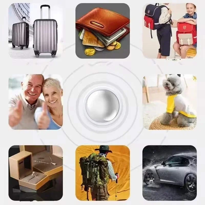 نظام تعقب GPS صغير جديد لتطبيق FindMy Airtag الذكية بلوتوث محدد الطفل مكتشف حقيبة مكافحة فقدان طوق الحيوانات الأليفة مع المقتفي