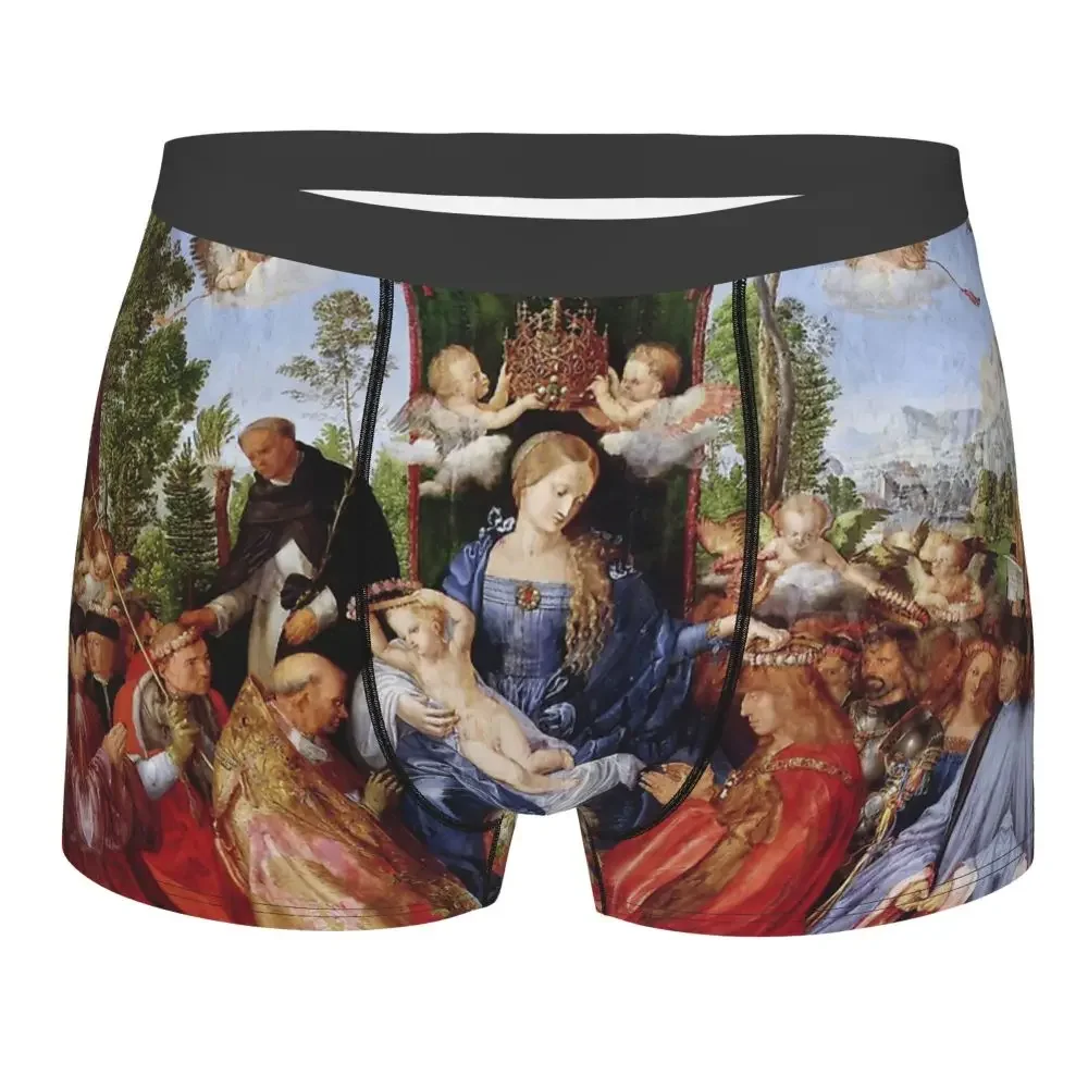 

Albrecht Durer The Festival Of The Rosary Renaissance Angels Angel Underpants Homme Panties Man Underwear Print Boxer Briefs