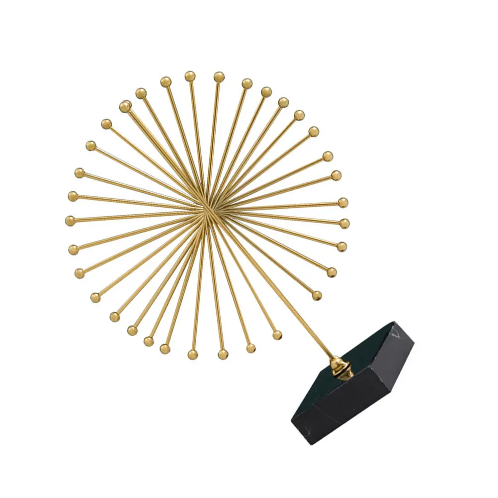 1Pcs Iron Adornment Home Decor Creative Table Ornament for Living Room Bedroom Office Study Low-Key Elegant Luxury Decoration