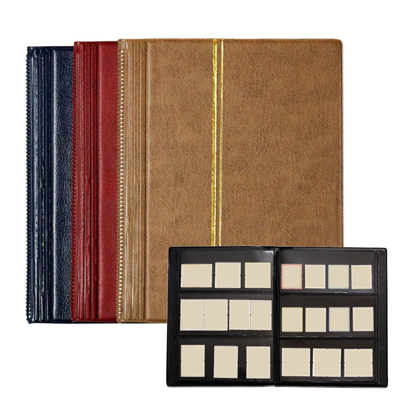 10 Sheet (20 Page) Stamp Collection Album, Stamp Album,, Protective Album, Empty Album