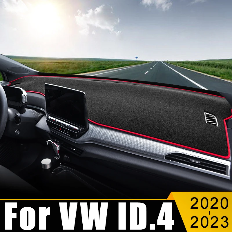 

For Volkswagen VW ID.4 ID4 2020 2021 2022 2023 Car Dashboard Cover Avoid Light Pad Sun Shade Anti-UV Carpets Non-Slip Case Mat