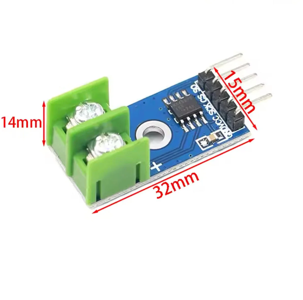 MAX6675 K-type thermocouple module temperature sensor with a maximum temperature of 1024 degrees