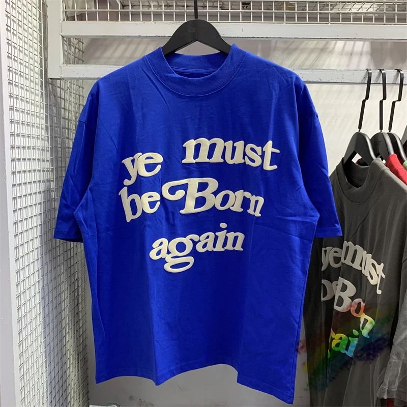 CPFM Cactus Plant Flea Market T-shirt Men Women Ye Must Be Born Again Tee Printed CPFM.XYZ Tops Kanye West Short Sleeve