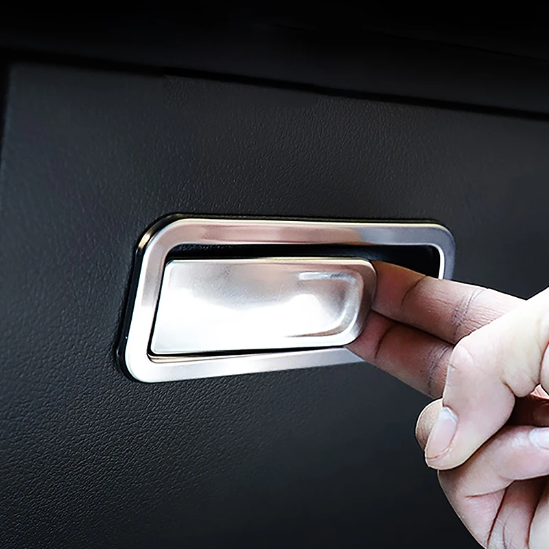 Auto Zubehör Co-pilot Handschuhfach Schalter Rahmen Dekoration Trim Für Mercedes Benz A-Klasse W177 W247 CLA C118 GLB X247 2019-2022