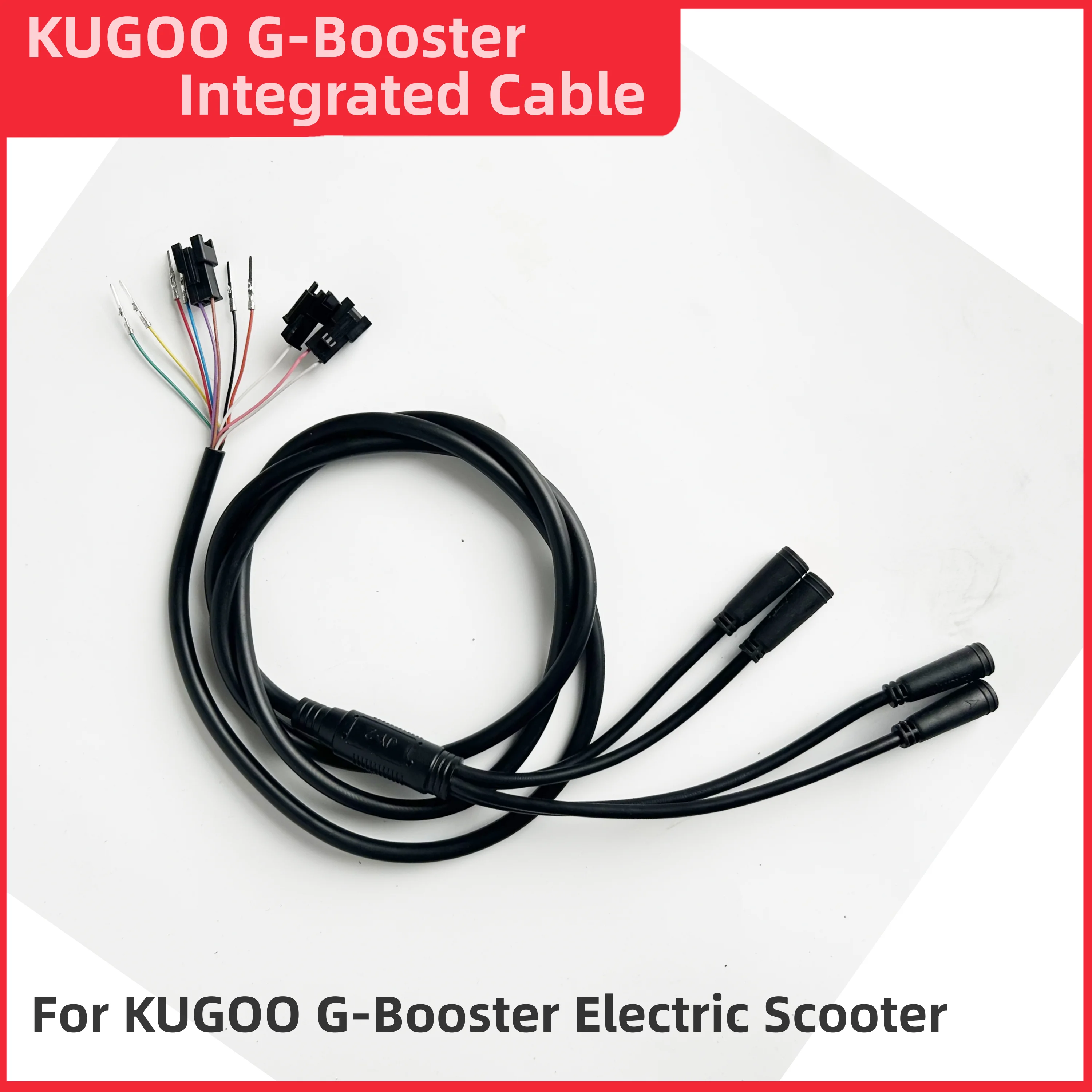 Original 4 Heads Integrated Cable For KUGOO G-Booster Electric Scooter Control integrated Wiring Harness Data Line Accessories