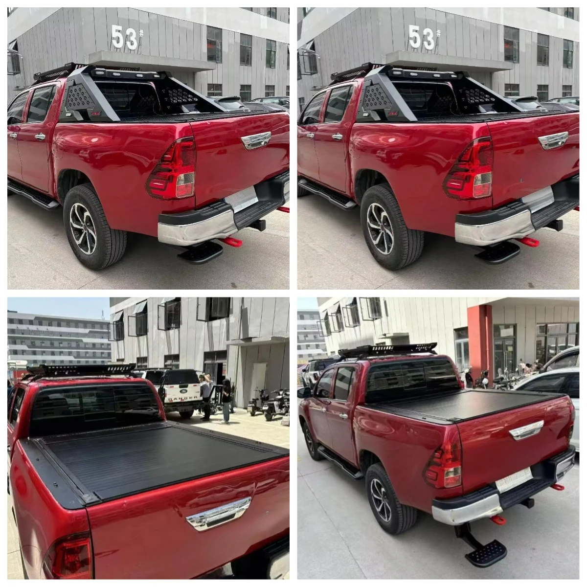 

STLF Pickup Truck Roller Shutter Cover Electric Retractable Truck Bed Cover Roller Lid For Nissans Navara Np300 2021