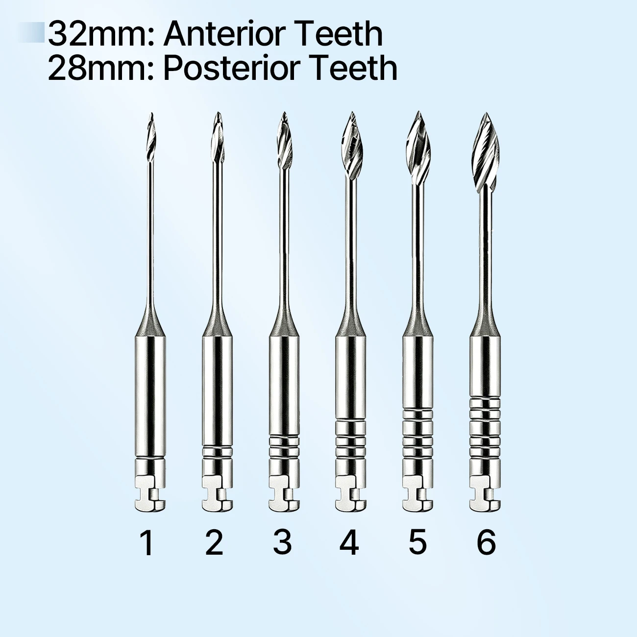 1Box(6pcs) 28mm 32mm Dental Peeso Reamer Gates Drills Instrument Largo Drills Burs Endo Files Engine Use Dentistry Materials