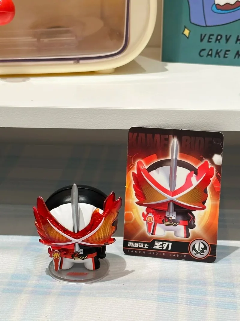 Op voorraad Ldcx Mini Q-versie Kamen Rider Palm Heroes Blind Box Collectible Action Figure Decoratie Ornamenten Model Gift