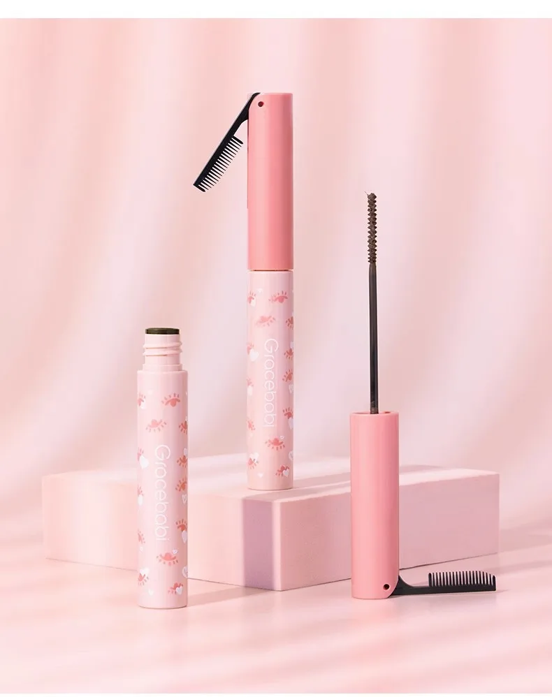 Gracebabi sunflower slender curl makeup mascara is not easy to smudge mascara