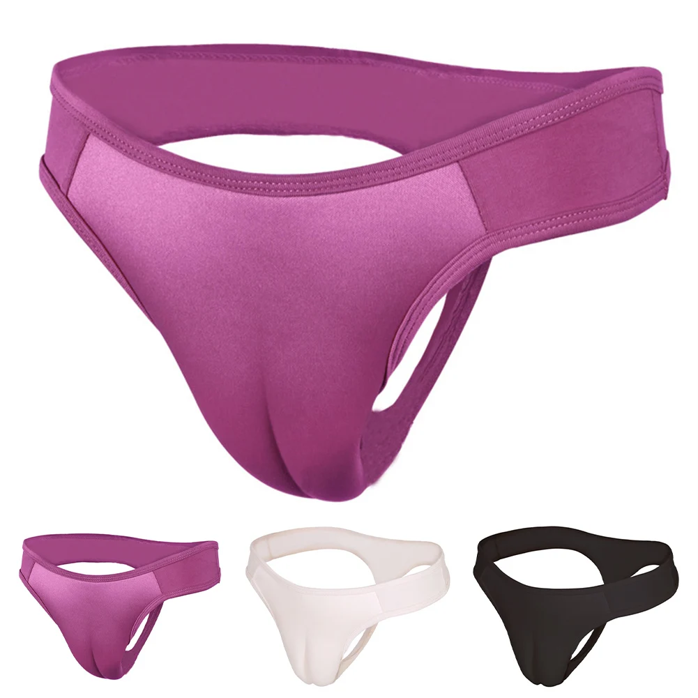 Sexy Crossdresser Camel Toe Thong Panties Men Hiding Gaff T Back Underpants Shaping Sissy Underwear Solid Color Porn Lingerie