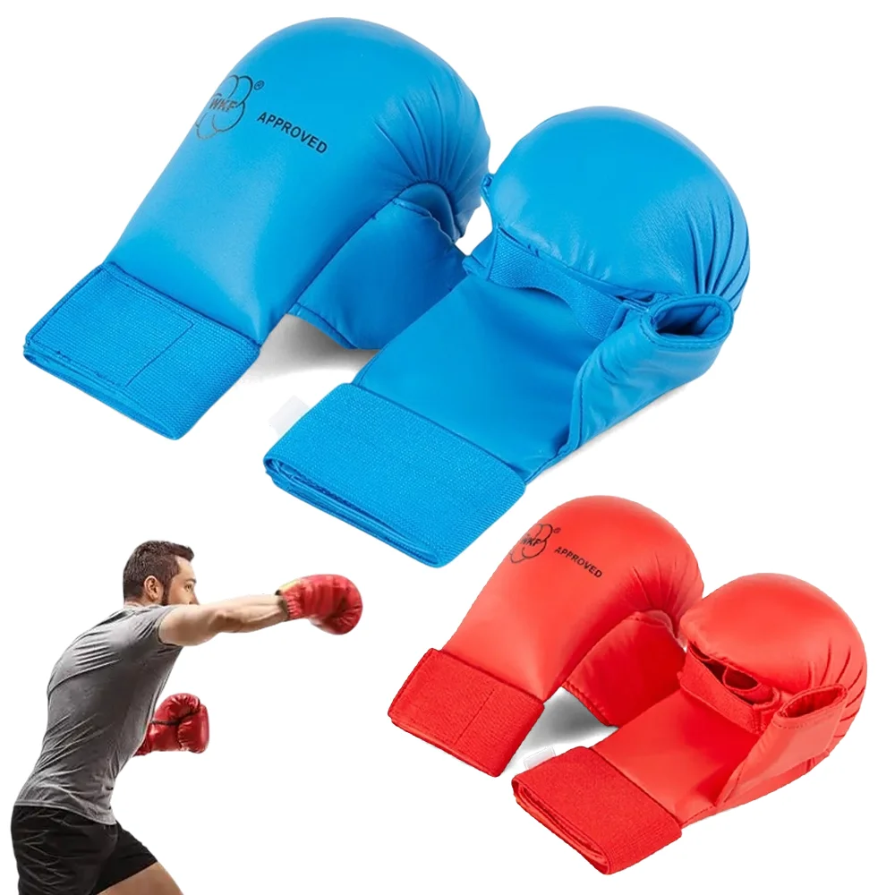 

Boxing Gloves for Martial Arts Training with Thick Padding Karate Hand Protection Gloves Adults and Children MMA Practice Use
