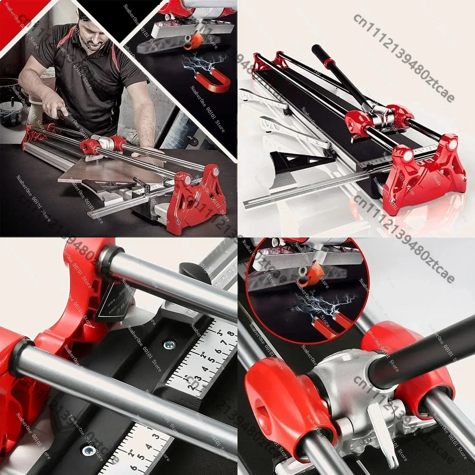 850 Manual Tile Cutter Push-Type High Precision Ceramic Cutting Machine Table