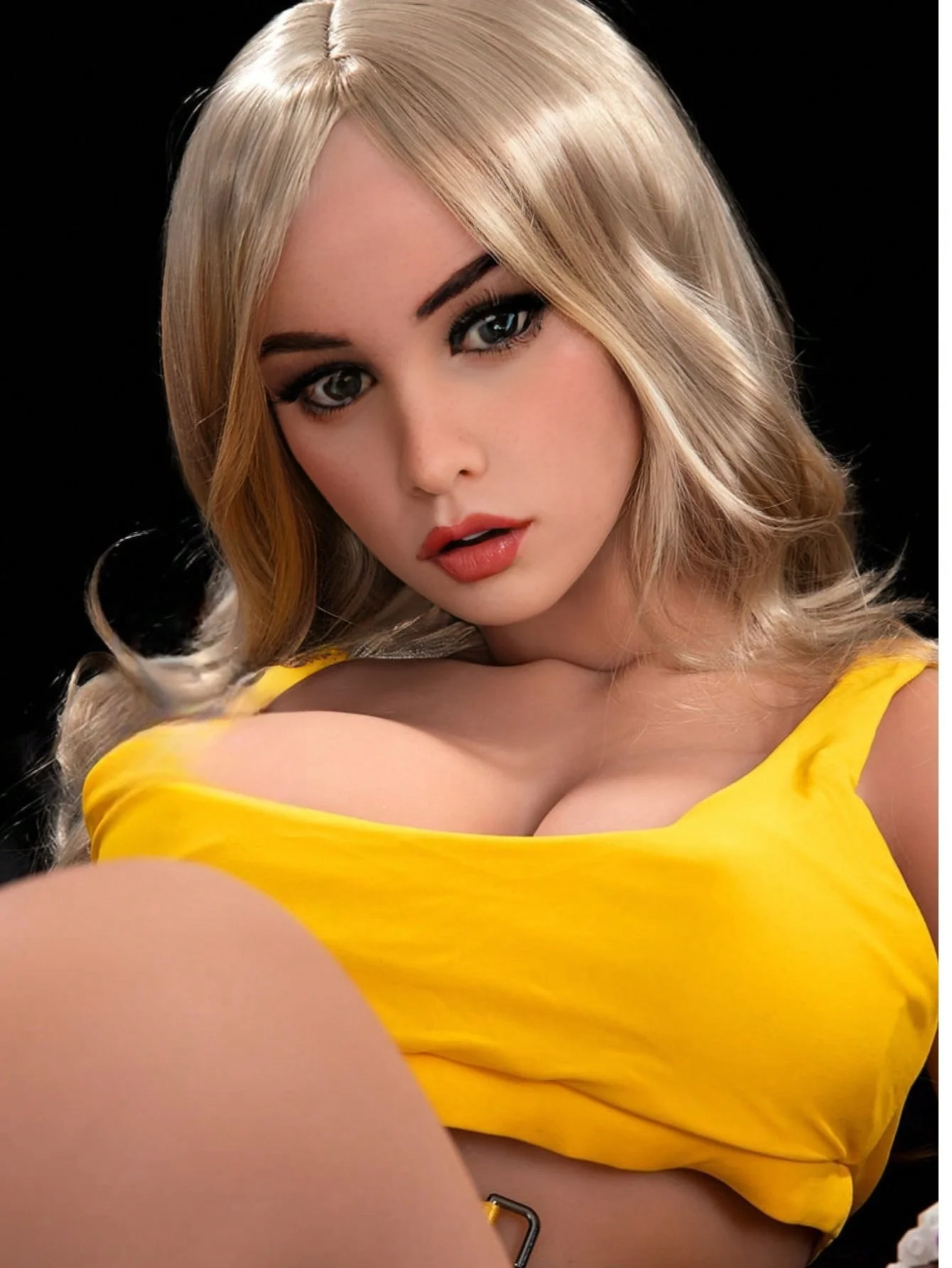 Boneka Anime Koleksi TPE Realistis 100CM dengan Kerangka Logam yang Dapat Digerakkan, Sentuhan Kulit Lembut untuk Tampilan & Pose yang Mirip Asli