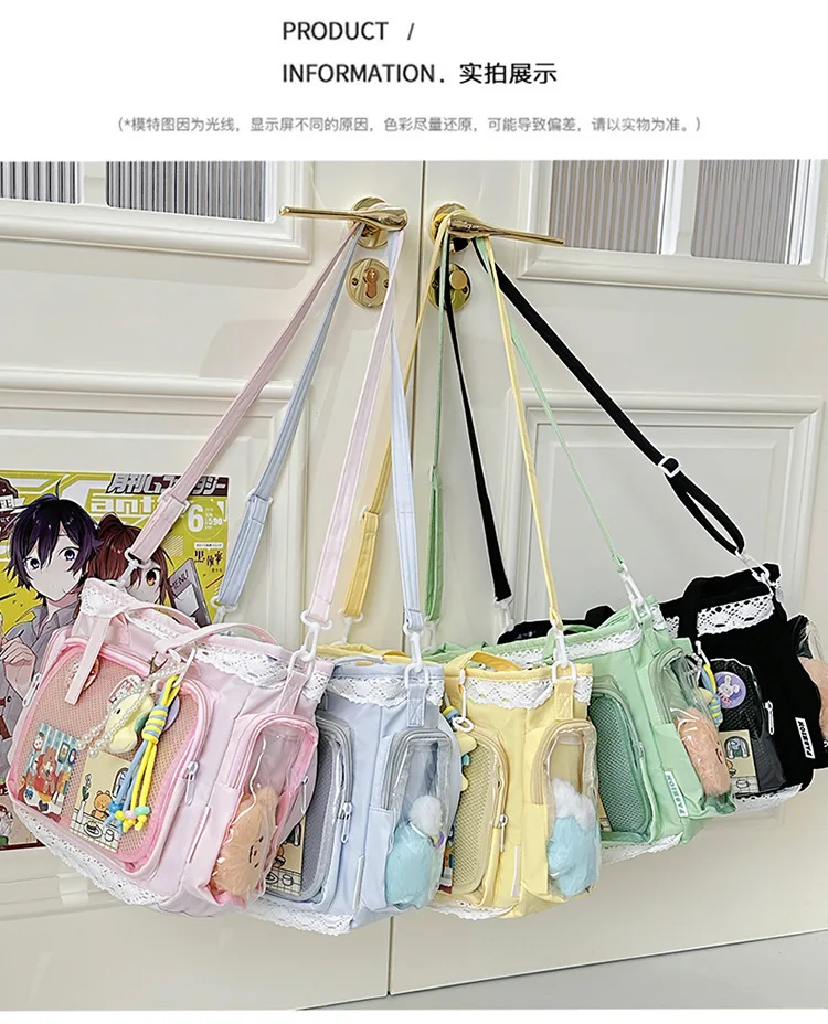 Kawaii Transparent Harajuku Pastel Crossbody Ita Bag