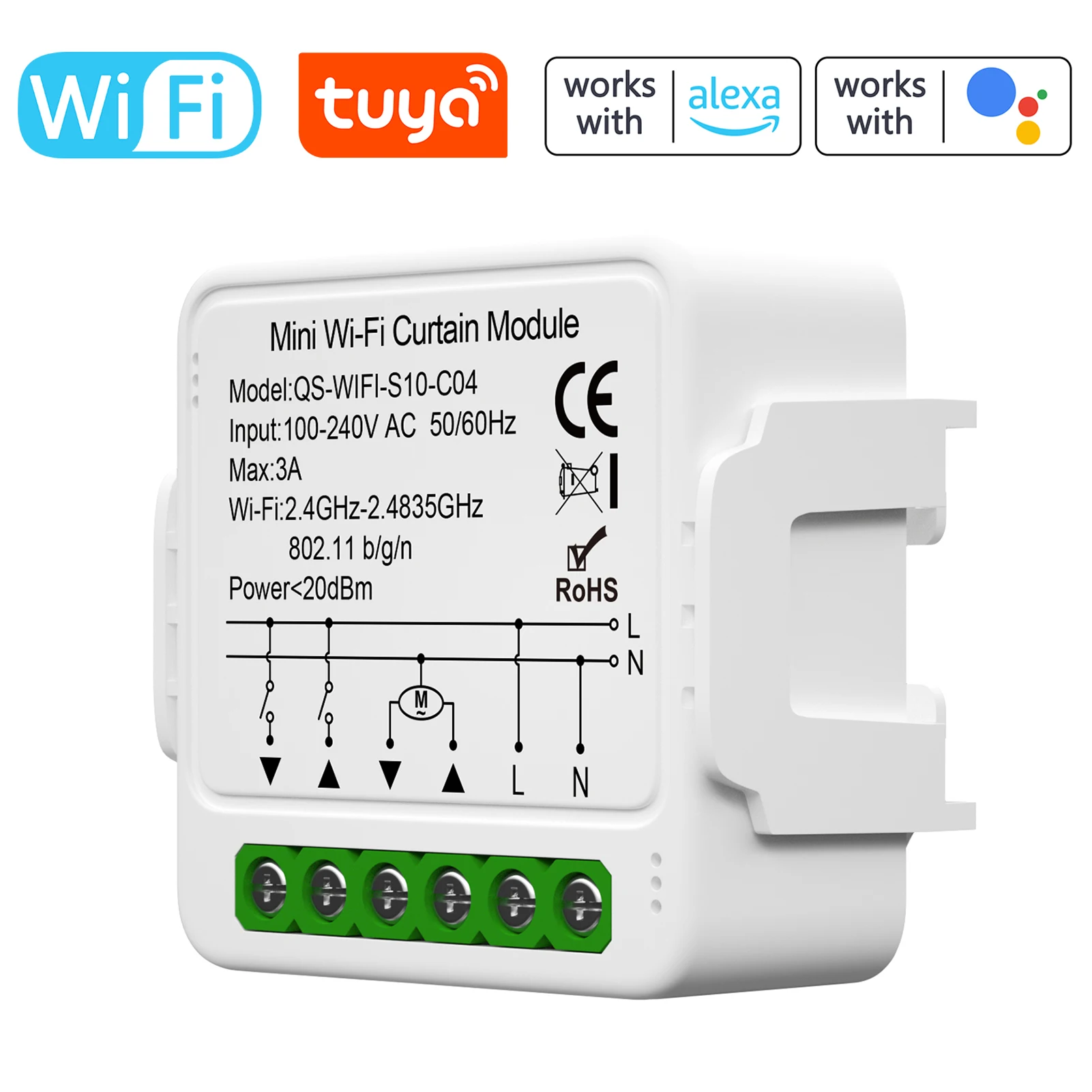 

Модуль умного переключателя штор, домашний интеллектуальный прибор, модуль штор, рулонные шторы, таймер управления приложением и группой общего доступа