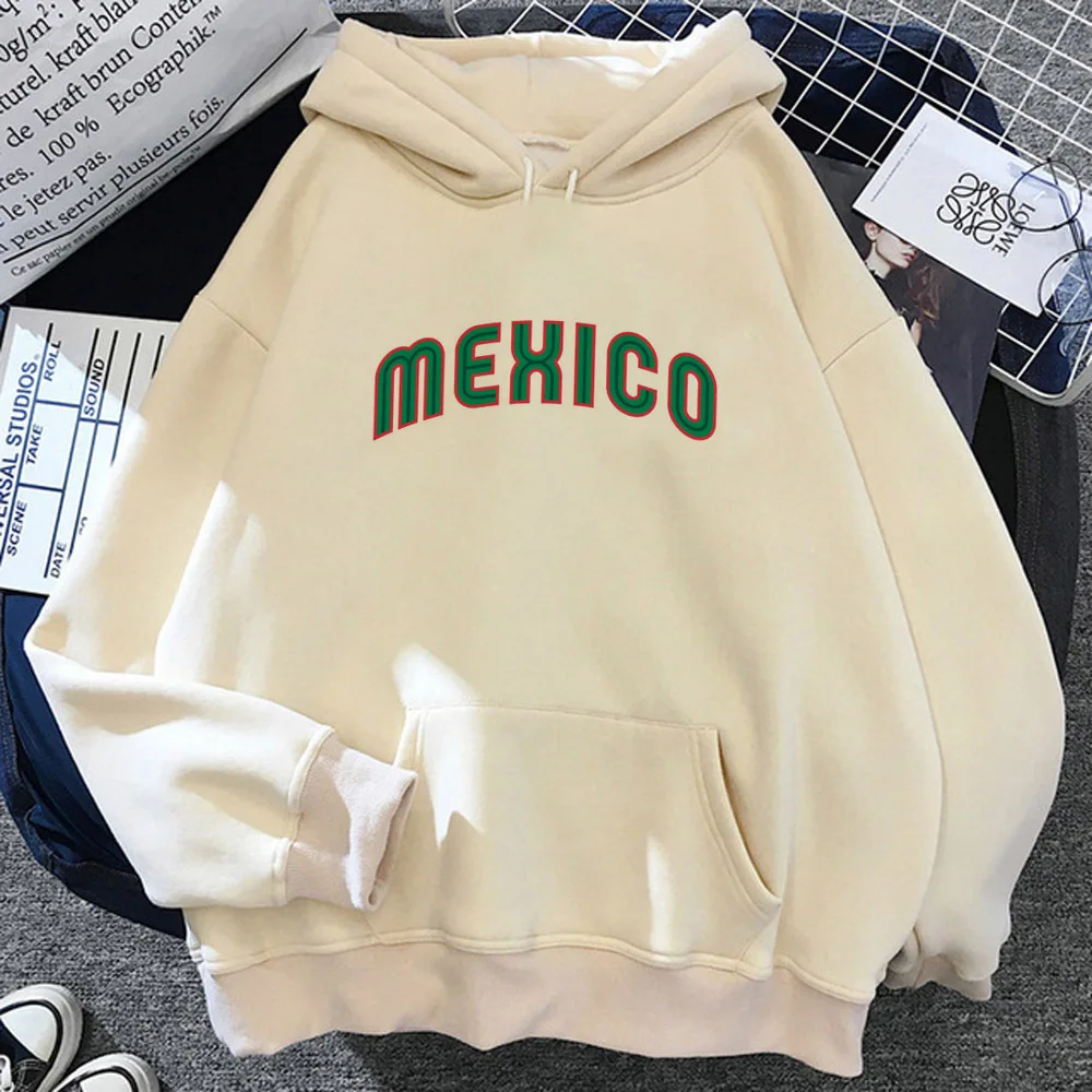 Mexico hoodie funny modern style patterned comfortable kawaii youthful female tracksuits pullover athleisure graphic