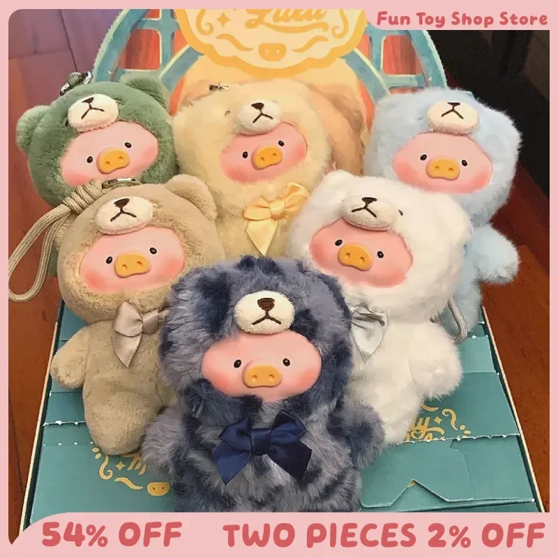 

LuLu Pig Retro Bow Series Blind Box Backpack Pendant Collection Model Mysteriou Box Desktop Ornament Children Gift Toy Blind Box