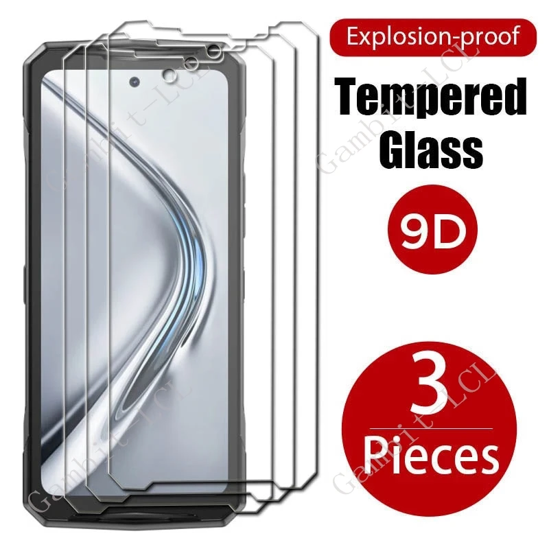 3PCS Protective Tempered Glass For Doogee V40 Pro 6.78