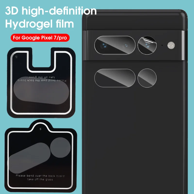 5 Sets Camera Lens Screen Protector for Google Pixel 7 7Pro HD Clean Scratch Resistant Soft Hydrogel Film Lens Sticker Not Glass