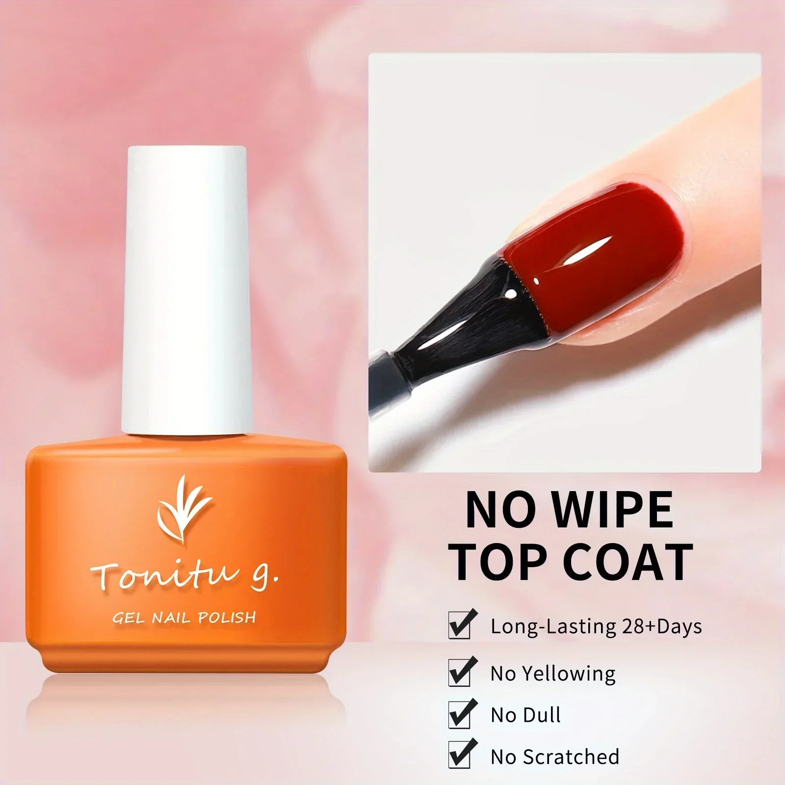 Kit 1/2/3 pièces, couche de finition pour vernis Gel, ensemble de couche de Base-7ml, couche de finition sans essuyage, couche de finition mate, Base Extra résistante, brillant à haute brillance