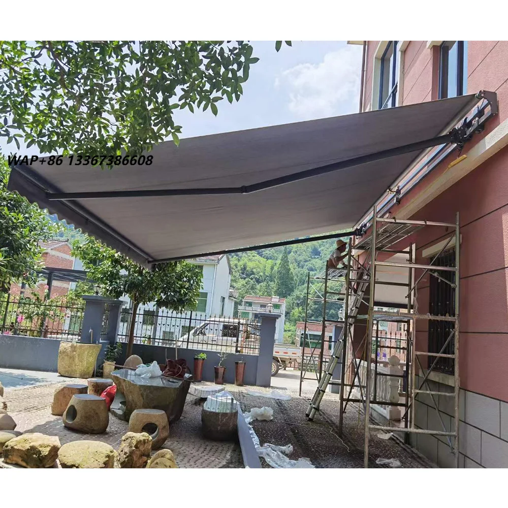 6x5M Projection Patio Awning Retractable Awning for Sale