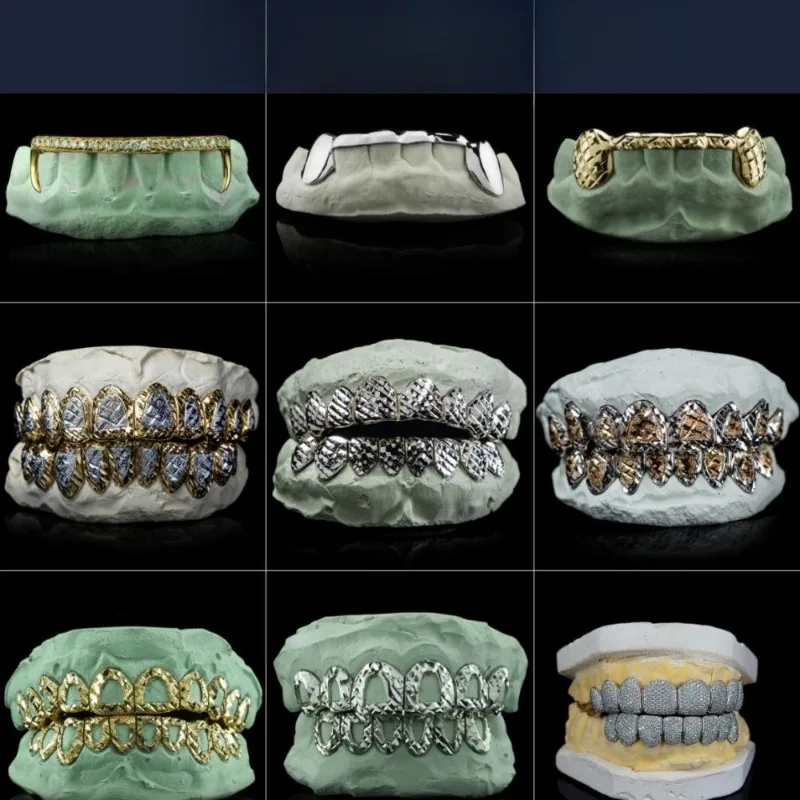 دعامات الهيب هوب الأوروبية والأمريكية للشوايات على شكل قرص العسل مرصعة بالمويسانيتي #5