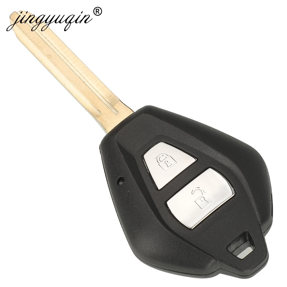 jingyuqin Remote Car Key Fob 2 Buttons 433.92MHz ID46 Chip for Isuzu D-Max Holden Colorado Auto Key Control Replacement