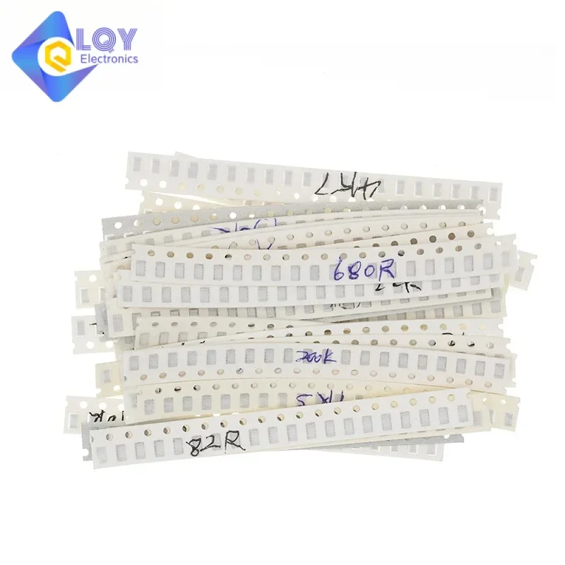 LQY 1206 0805 0603 SMD Resistor Kit Assorted Kit 1ohm-1M ohm 1% 33valuesX 20pcs=660pcs Sample Electronic components
