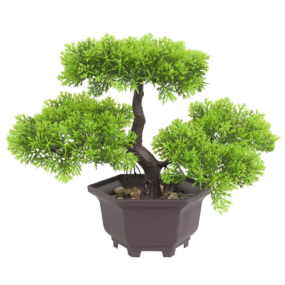 

Bonsai Artificial Faux Plant Artificial Fake Green Plants Home Decor Bonsai Office Bar Decor Fake Green Faux Indoor