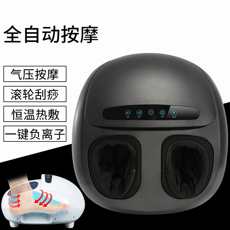 Electric Foot Massager Heating Therapy Shiatsu Kneading Roller Air Bag Massage Machine Relief Pain Muscle Tension